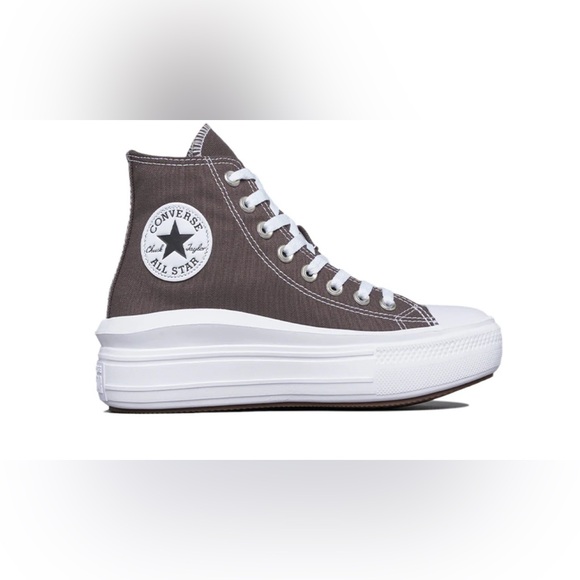 Converse Shoes - Like new Converse Women's High-Top Platform Sneakers - brown worn once